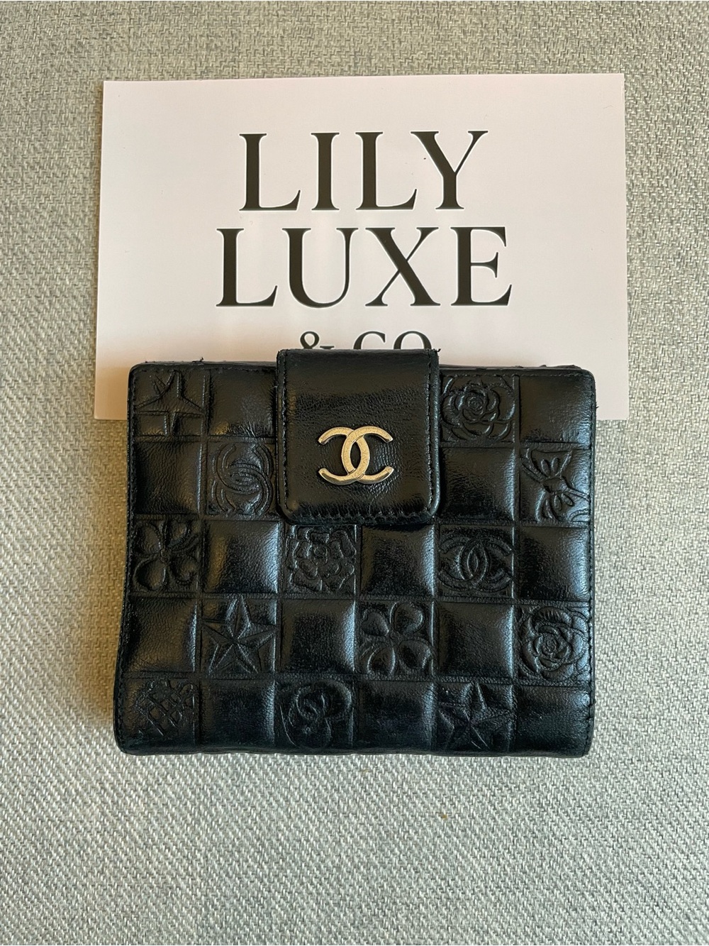 ✨ Preowned CHANEL Lucky Symbols Compact French Flap Wallet ✨